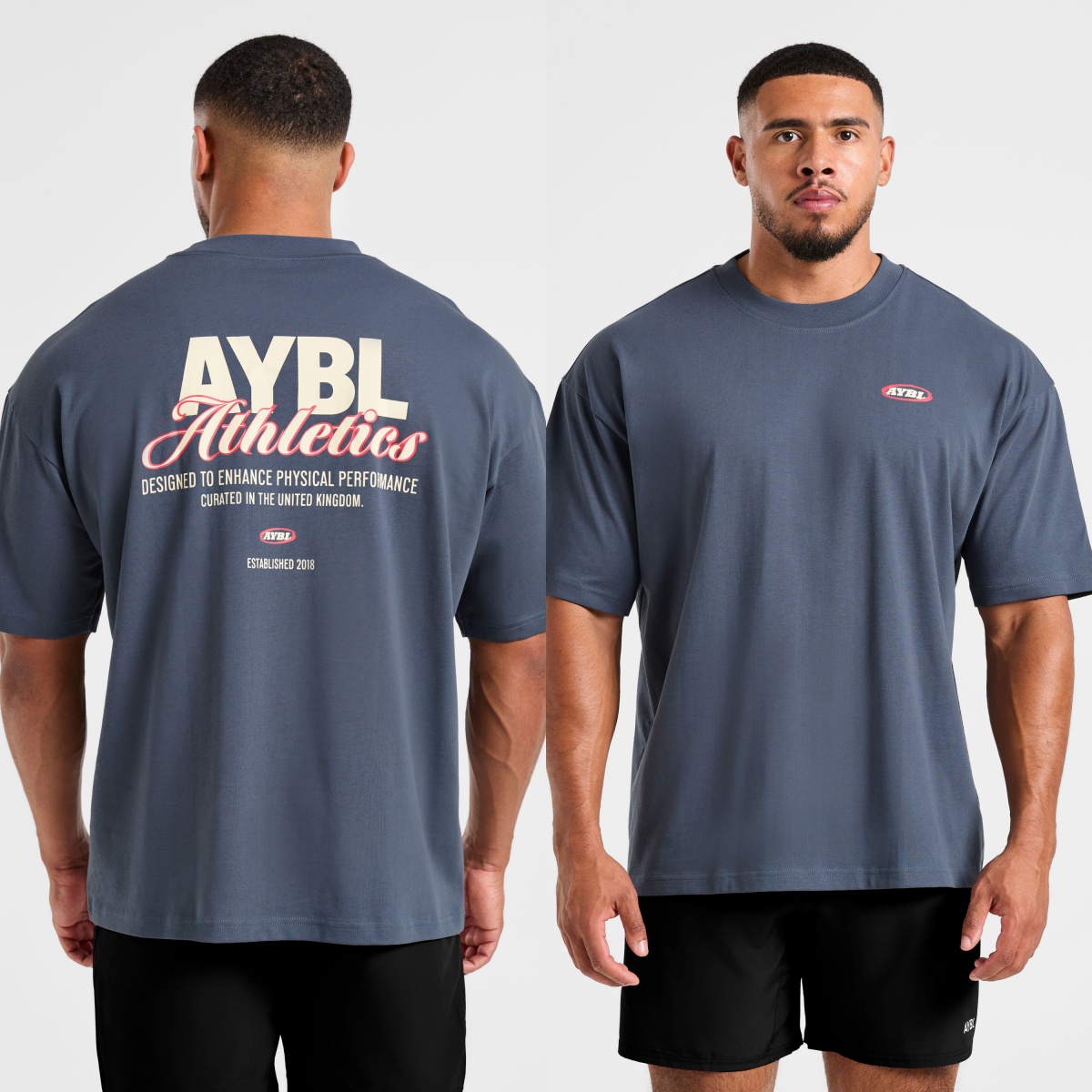 Streetwear Brand Tees - Klasik Atletizm Yazılı Büyük Beden Moda
